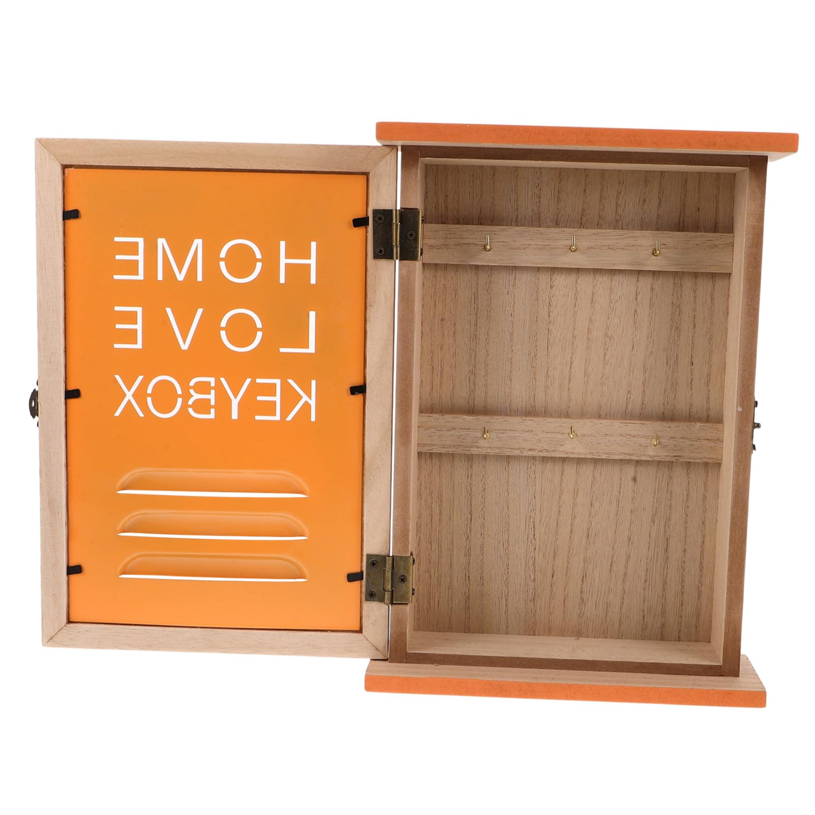 ¿Cansado de perder las llaves? Caja organizadora de llaves de madera para pared