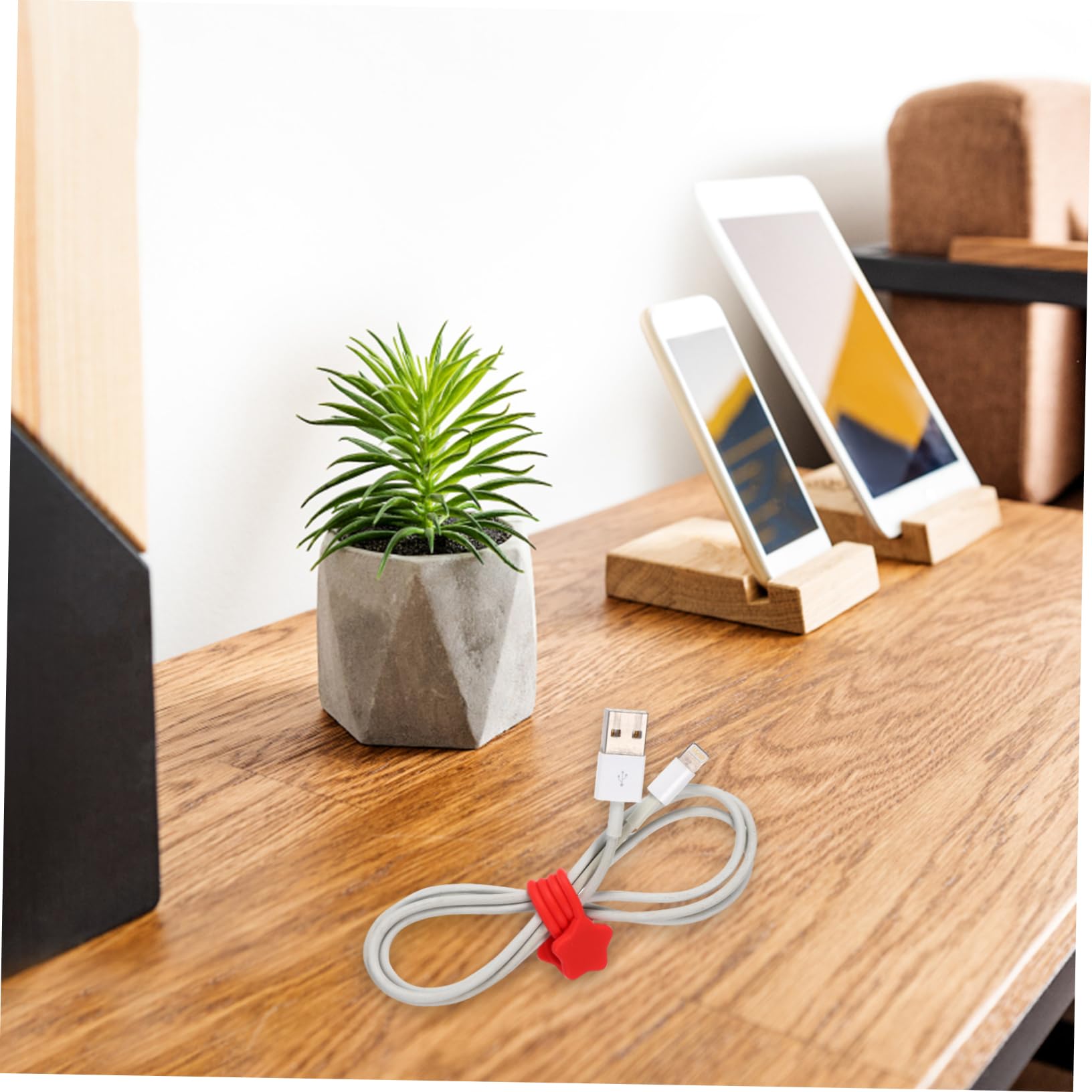 3 Ensembles Organisateurs De Câbles Magnétiques Silicone De Liens Pour Câbles Couleurs Aléatoires Pour Bureau Maison Design Ultra Fin Et Pratique 14 Pièces * 3