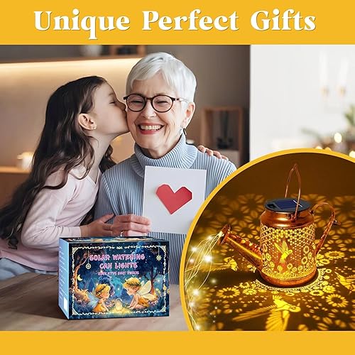 Miniatura 31 de Faroles solares impermeables para exteriores, regadera de colibrí, decoración de jardín, luces solares colgantes para camino, arte de patio