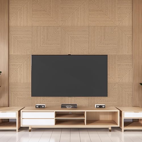 Miniatura 3 de Art3d Paquete de 6 paneles de pared acústicos autoadhesivos para decoración del hogar, paneles insonorizados de 24 x 24 pulgadas para oficina,