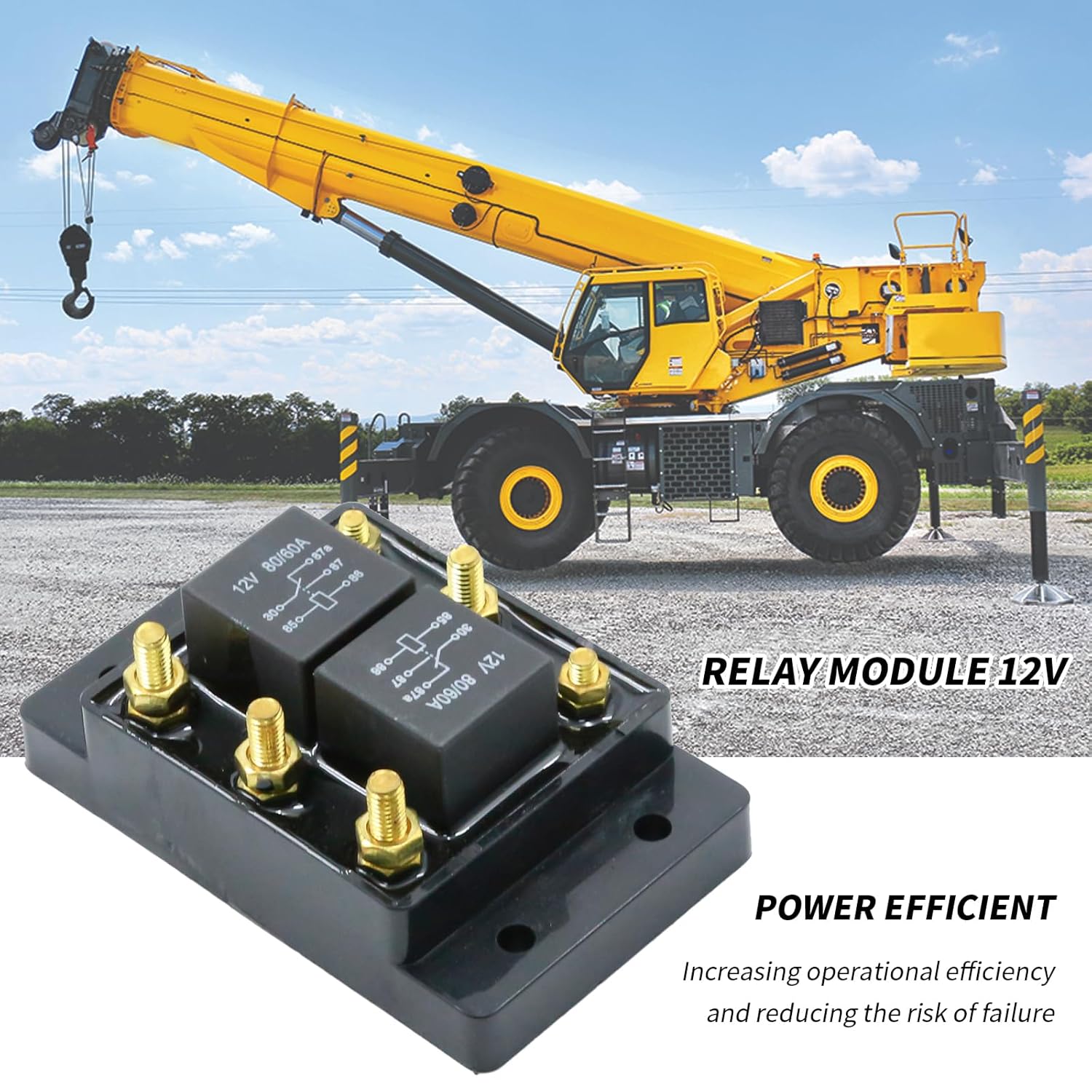 5541100 Forward and Reverse Relay Module 12V, Replacement for Lift and Tarp Applications Hoists Hatches Winches, Replaces CH 24452 K10746M 13994