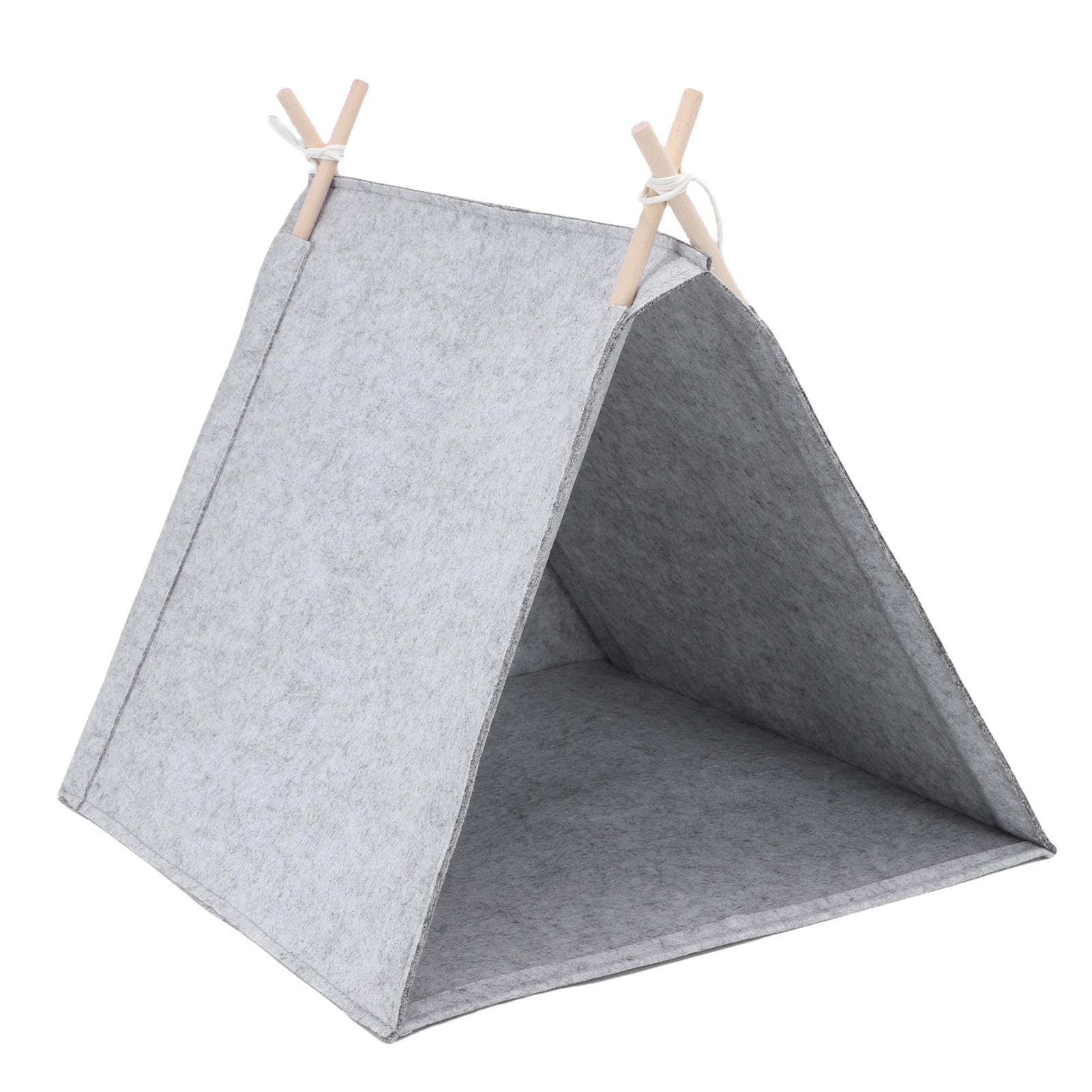 Asixxsix Lits pour Chats D'intérieur, 36 X 40 X 43 Cm, Tente en Feutre pour Animaux de Compagnie, Tentes Portables pour Chiots, Lapins, Petits Chiens, Chats, Tipi pour Animaux de