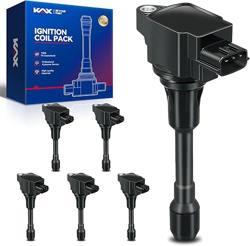 KAX 6 bobinas de encendido UF617 compatibles con G37, Q50, 370Z, QX50, M37, QX70, Q70, Q70L, Q60, Q40, FX37, M56, FX50, EX37 2008-2020