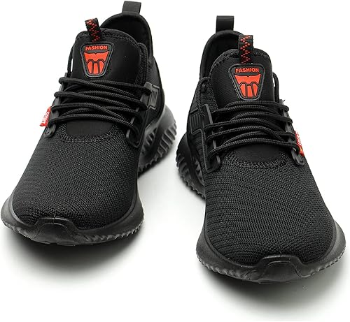 Miniatura 7 de ulogu Zapatos de punta de acero para hombres y mujeres, zapatos de techo ligeros e impermeables, zapatos deportivos de trabajo industrial