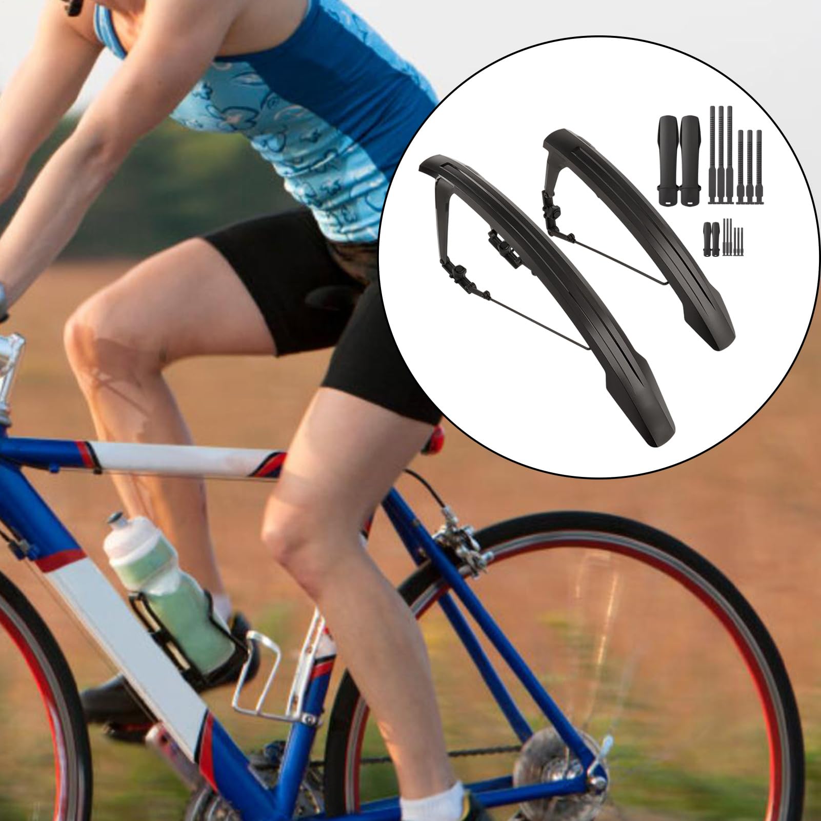 Parafango Bici Aletta Regolabile Per Ciclismo | Parafango Anteriore E Posteriore Per Il Ciclismo Montano Il Pendolarismo Il Ciclismo Ricreativo E La Guida In Condizioni Di