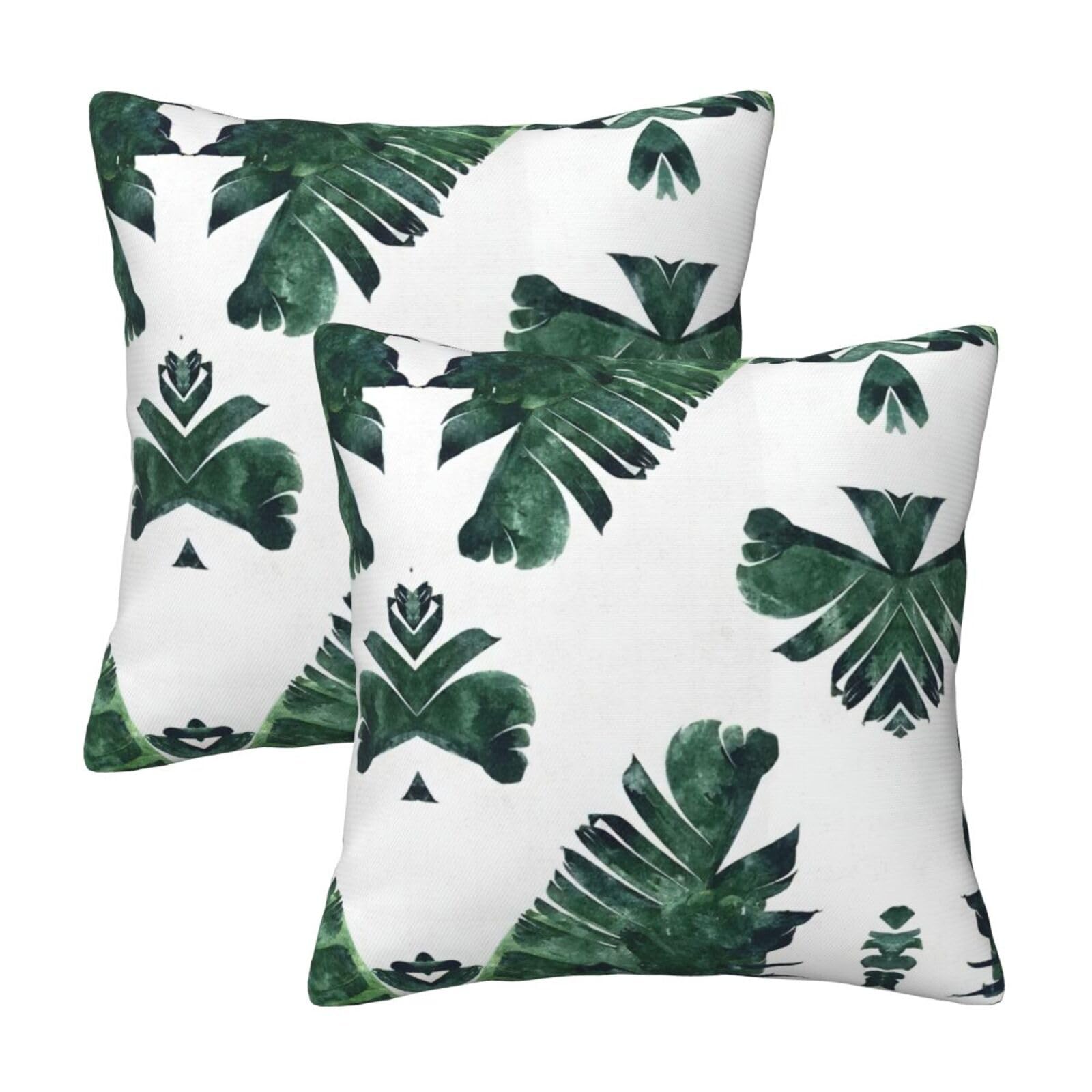 RRhgipp Palm Leaves Throw Pillow Cases Decorative Cushion Covers Couch Bed Sofa Decoration Xmas Gifts Bed