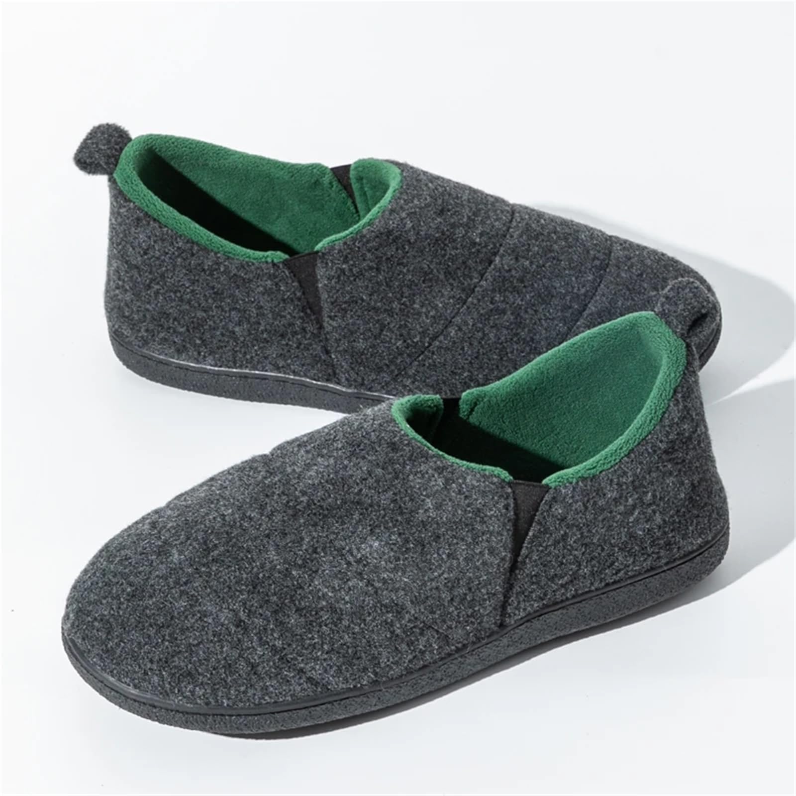 Ciabatte Uomo Pantofole da casa invernali uomo in cotone, calde e soffici, interno, casual, antiscivolo, for esterni
