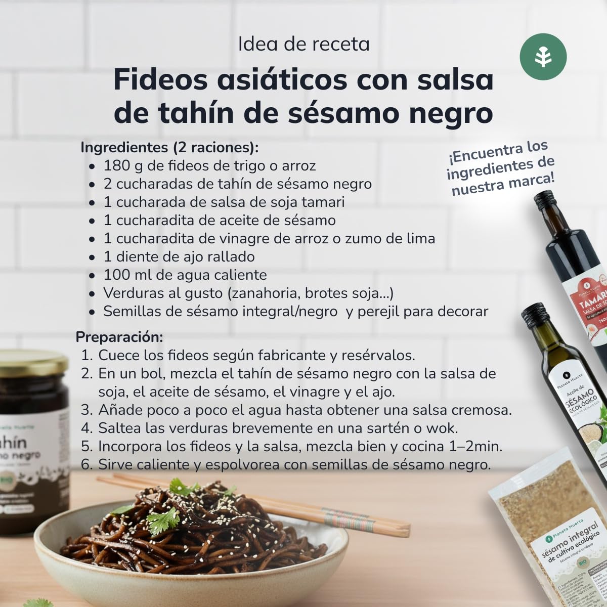 Tahín Sésamo Negro ECO Planeta Huerto 350 g