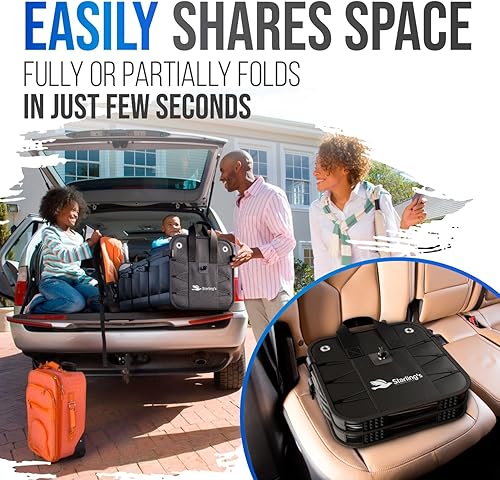 Miniatura 4 de Organizador de maletero de automóvil Starling's - Organizador de carga ajustable para SUV.