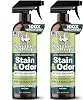 Sprinkle & Sweep Pet Stain and Odor Remover - Ultra Concentrated Pet Odor Eliminator - Dog and Cat Ureine Cleaner Destroyer - Carpet Cleaner for Multiple Surfaces 2 Pack of 24oz