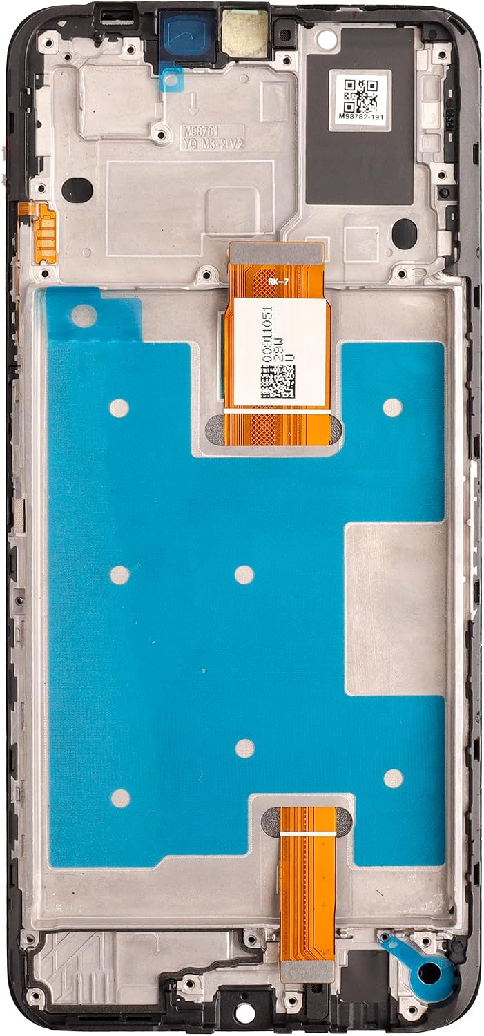 [with Frame][New] Duotipa LCD Display Touch Screen Digitizer Assembly Replacement for Honor X7a RKY-LX1 RKY-LX2 RKY-LX3 6.75" with Technical Repair Tools Kit-Black.