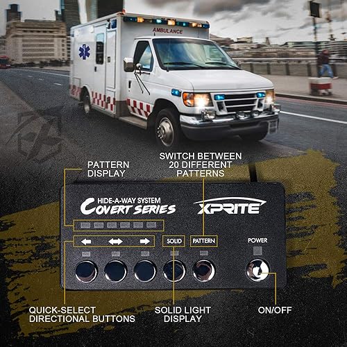 Miniatura 3 de Xprite - Juego de luces led estroboscópicas ocultas