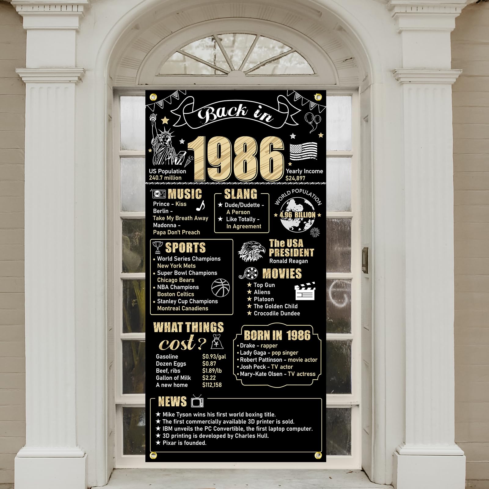 Decoraciones Grandes De Fiesta De Cumpleaños 60 Para Hombres, Decoración Vintage De 60 Cumpleaños Negro Dorado Para Fiesta De Cumpleaños 60, | Compra Online En Yaxa