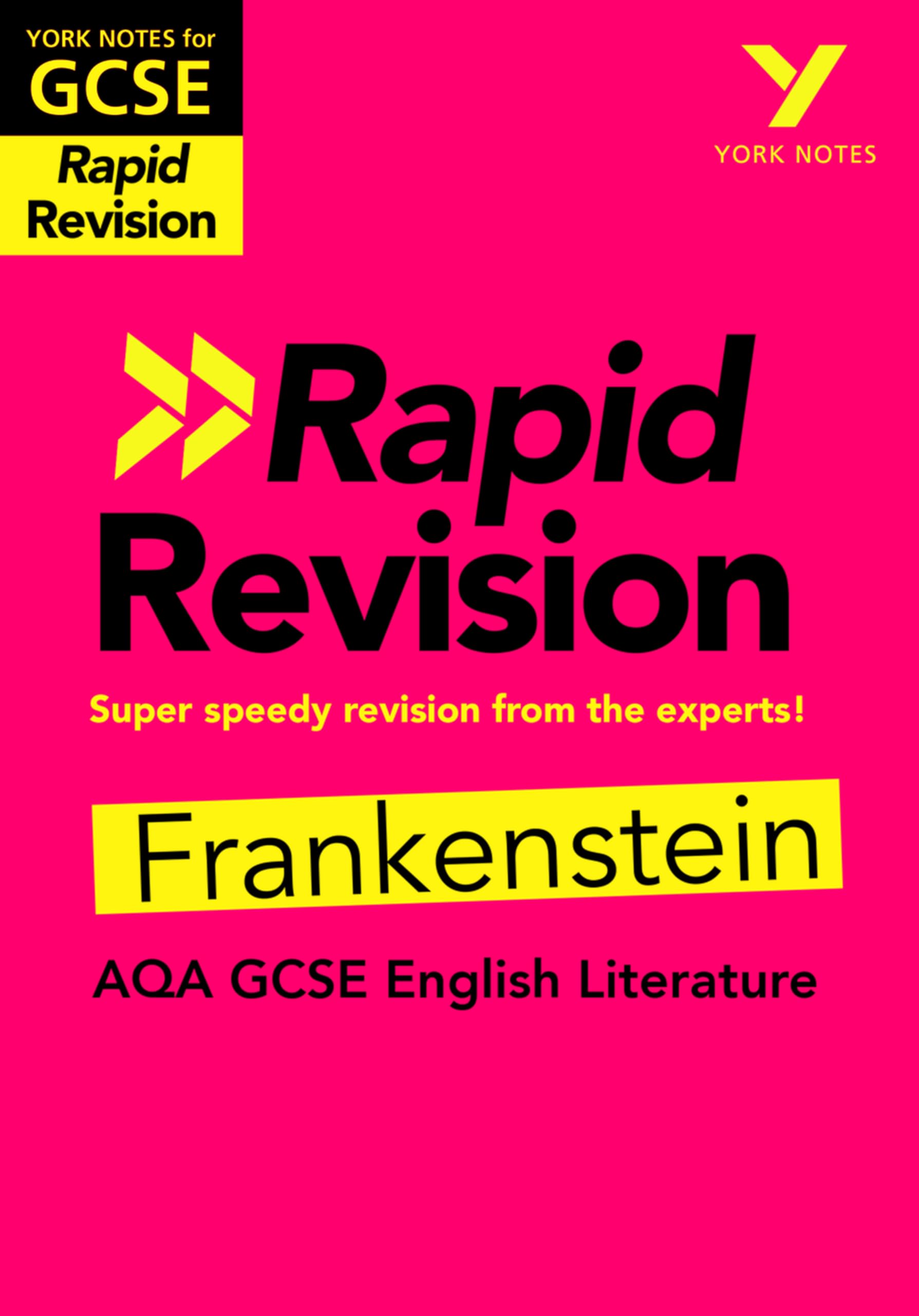York Notes RAPID AQA GCSE (Revision Guide) Frankenstein - for 2026, 2027 exams: Study Guide
