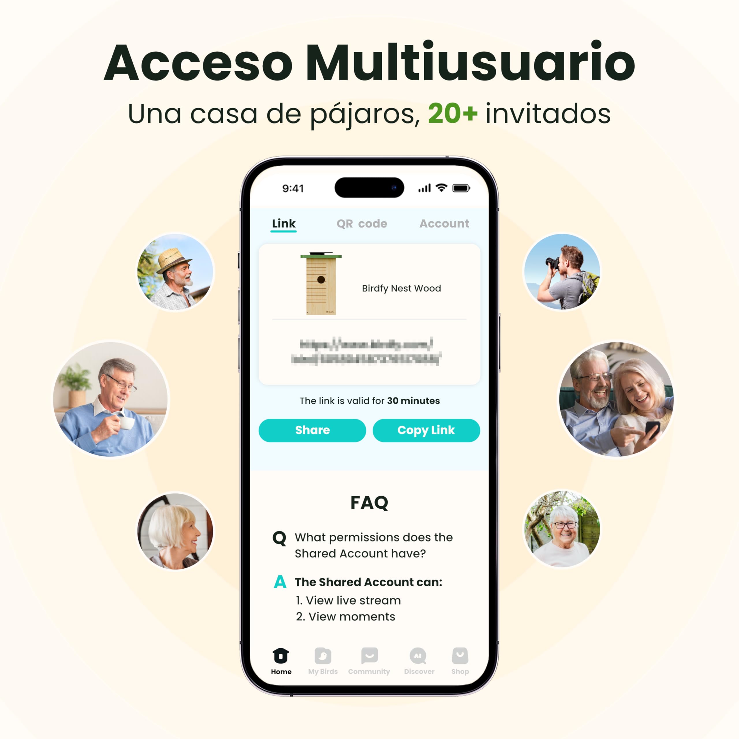 Birdfy Pajarera con cámara, nido con cámara, cámara de 2 millones de píxeles, para exteriores, observación en tiempo real de la construcción de nidos y cría de aves, detección de comportamiento de