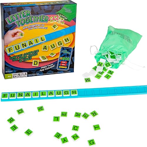 Carta juntos juega juntos para vincular las letras juegos familiares para niños y adultos juego de ortografía cooperativa para edades de 6 años en