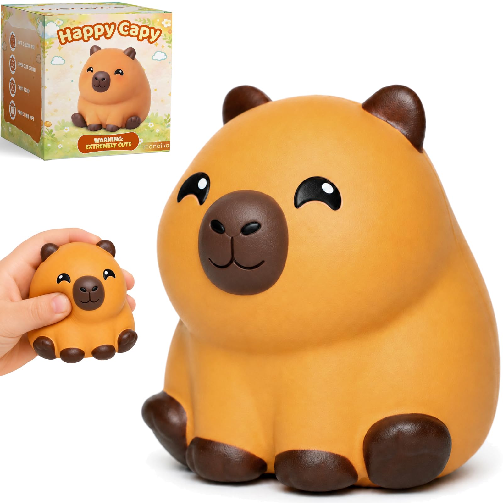 Capybara Squishy Stress Ball Fidget Toy by Mondiko