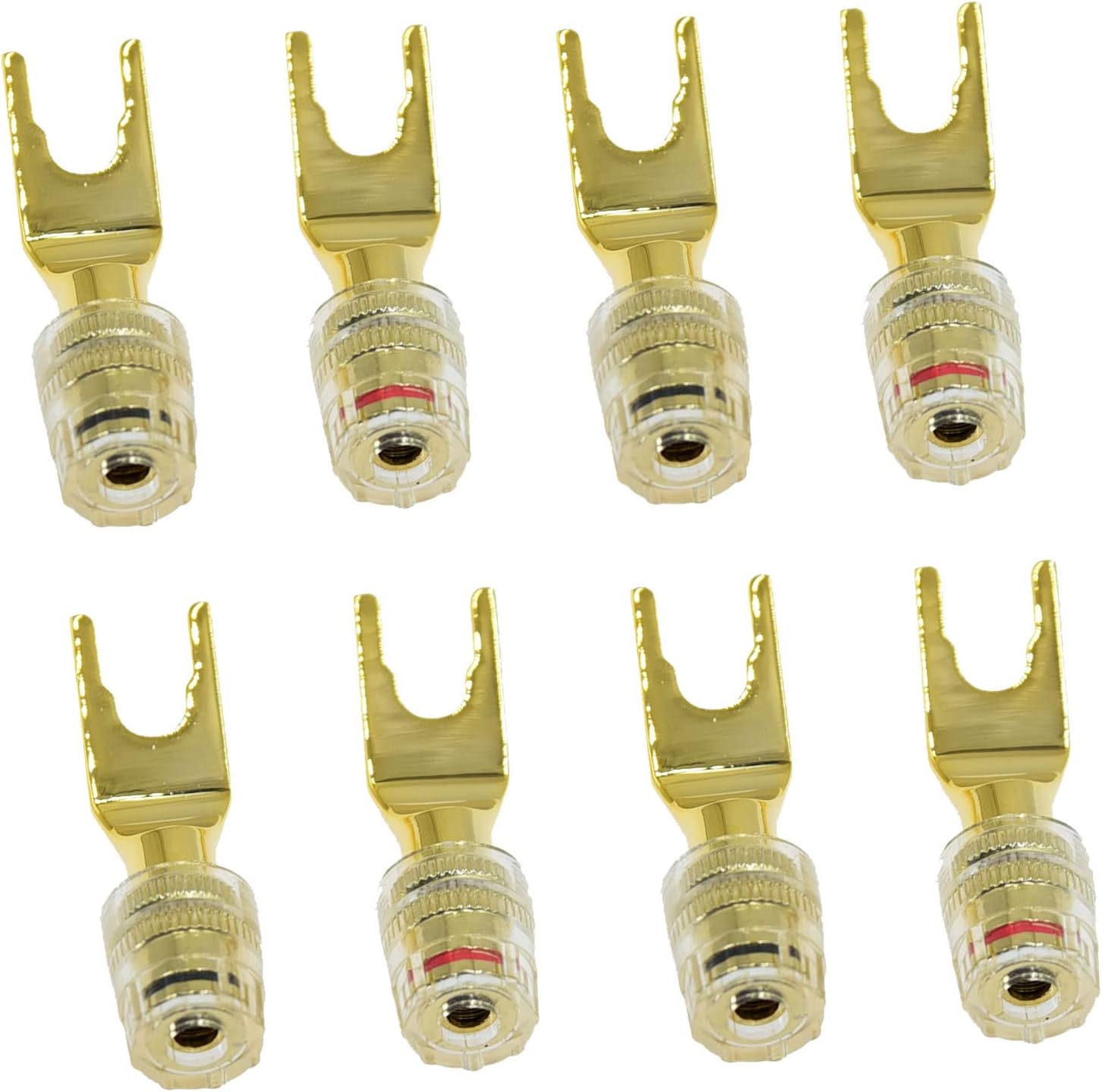 8Pack Y to Banana Female YType Connector Deadbolt Flex