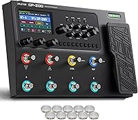 Vista 1 de Valeton - Pedal procesador multiefectos con pedal de expresión, bucle FX, MIDI I/O, modelado de amplificador, gabinetes IR de simulación, estéreo