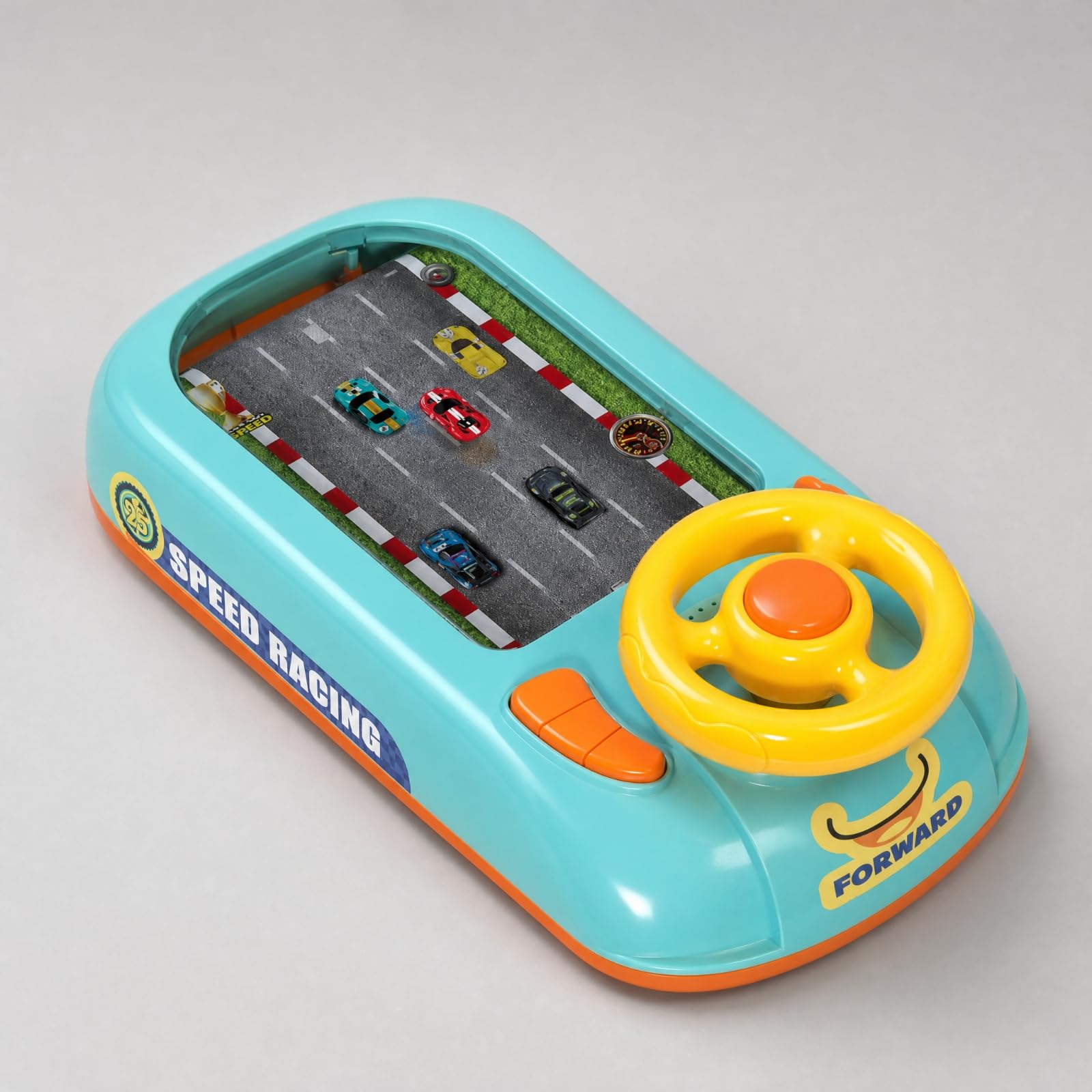 Macchina da Gioco per Gare Tavolo con Ventose Console da Gioco Tavolo con Pista Compatto per Area Giochi