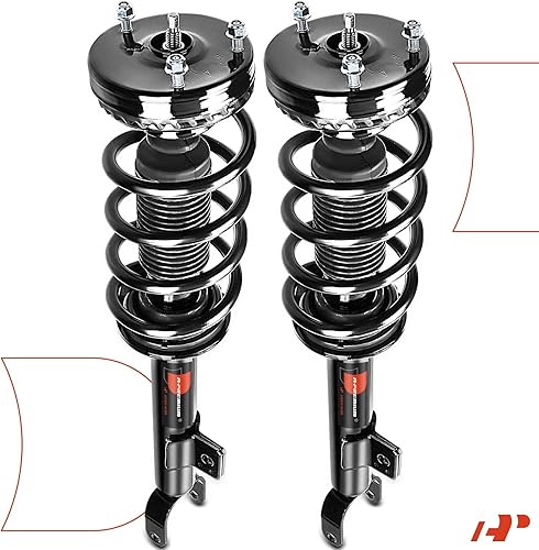 Miniatura 8 de A-Premium Par (2) conjunto completo de amortiguador delantero y resorte helicoidal compatible con Chrysler 300 2011-2021 y Dodge Challenger 2011, V6