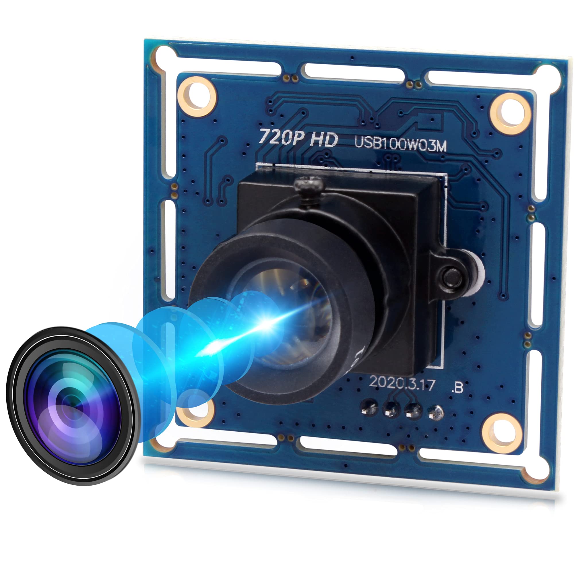 Amazon.co.jp: ELP Webカメラ 100万画素 CMOS NT99141センサー