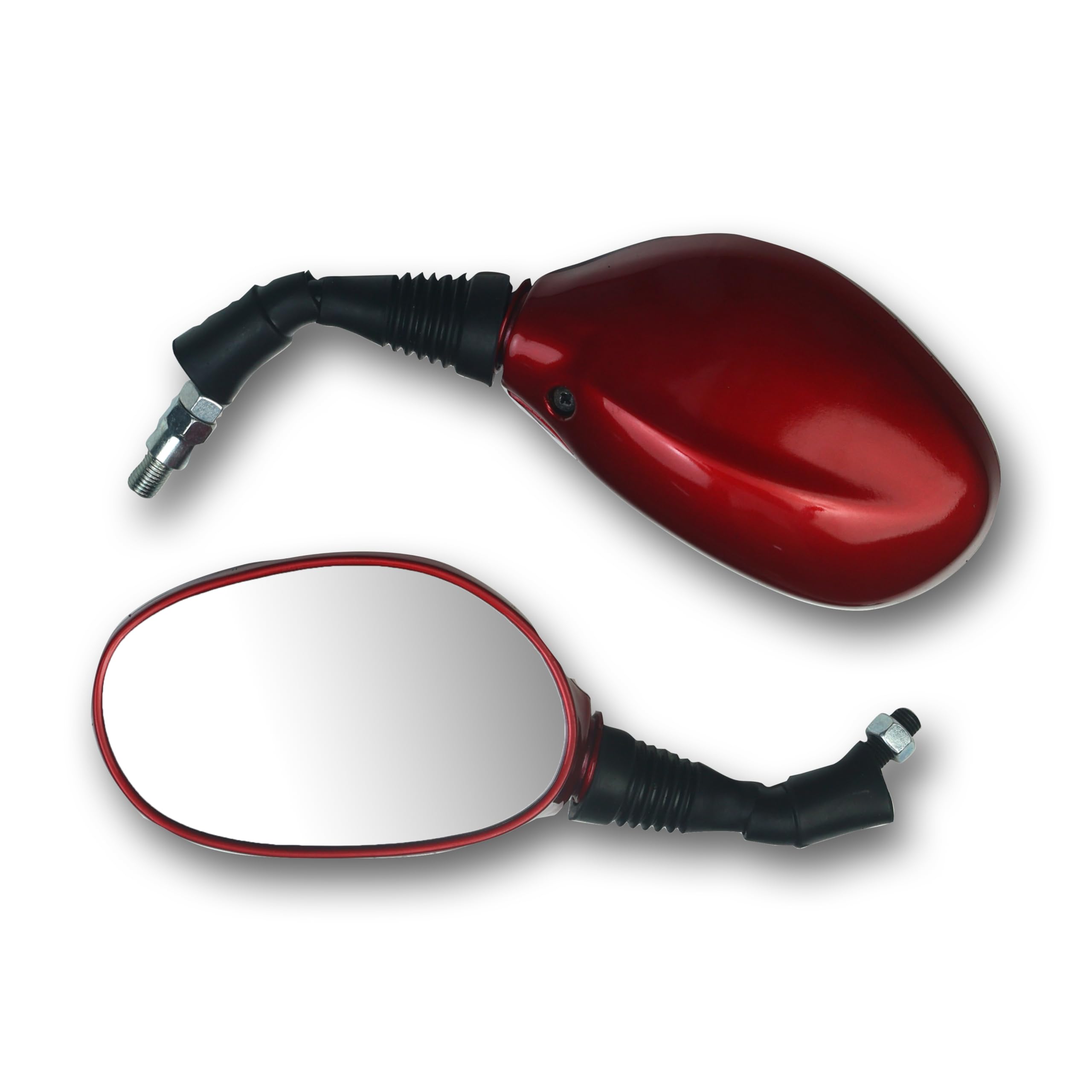 Varroc Shatter Proof Rear View Mirror for Hero Glamour Candy Red | Left Hand | OEM Fit | Pack of 1-image-32