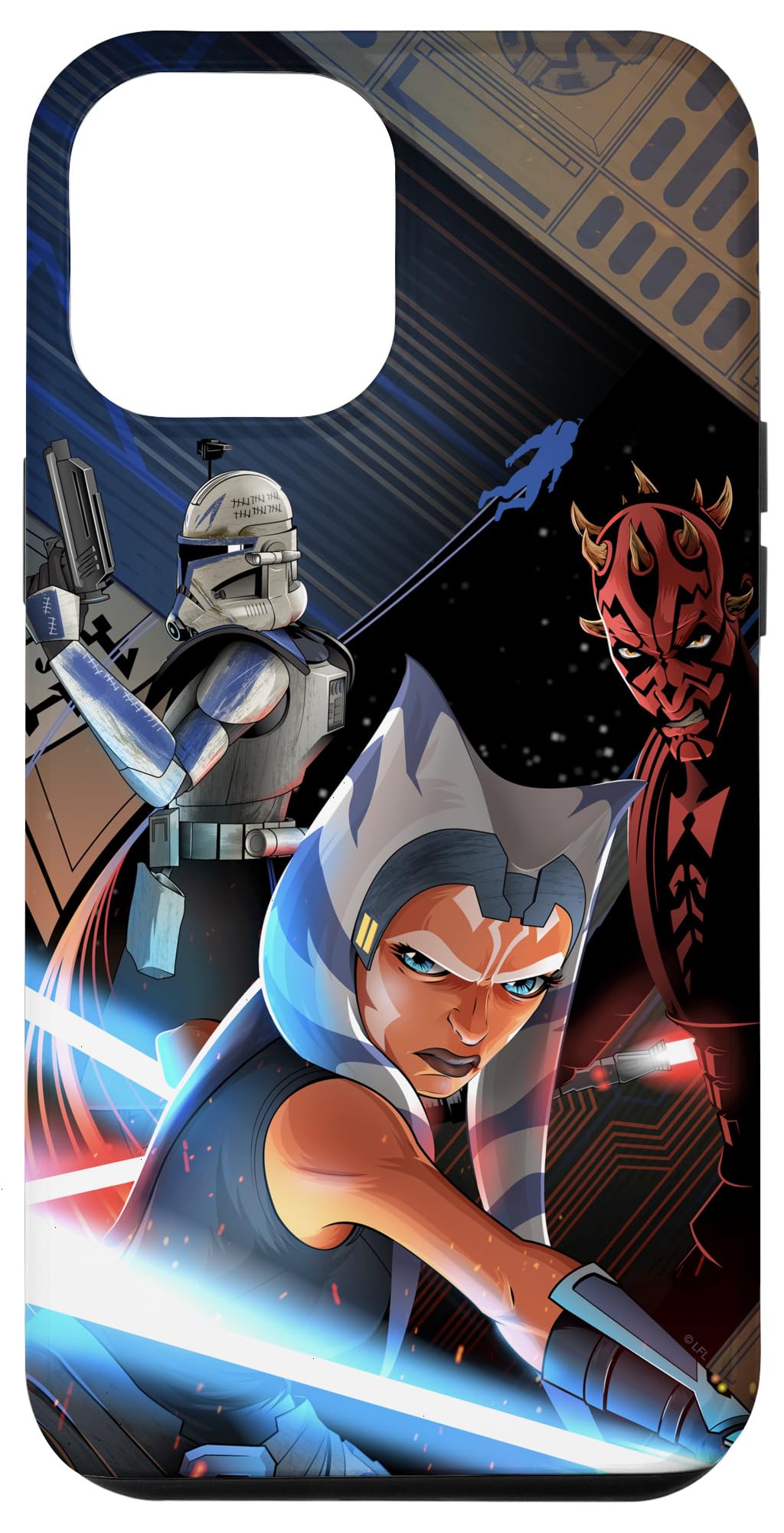 Custodia Per IPhone 12 Pro Max Star Wars Celestial Rose Rebels, Cover Robusta E Resistente