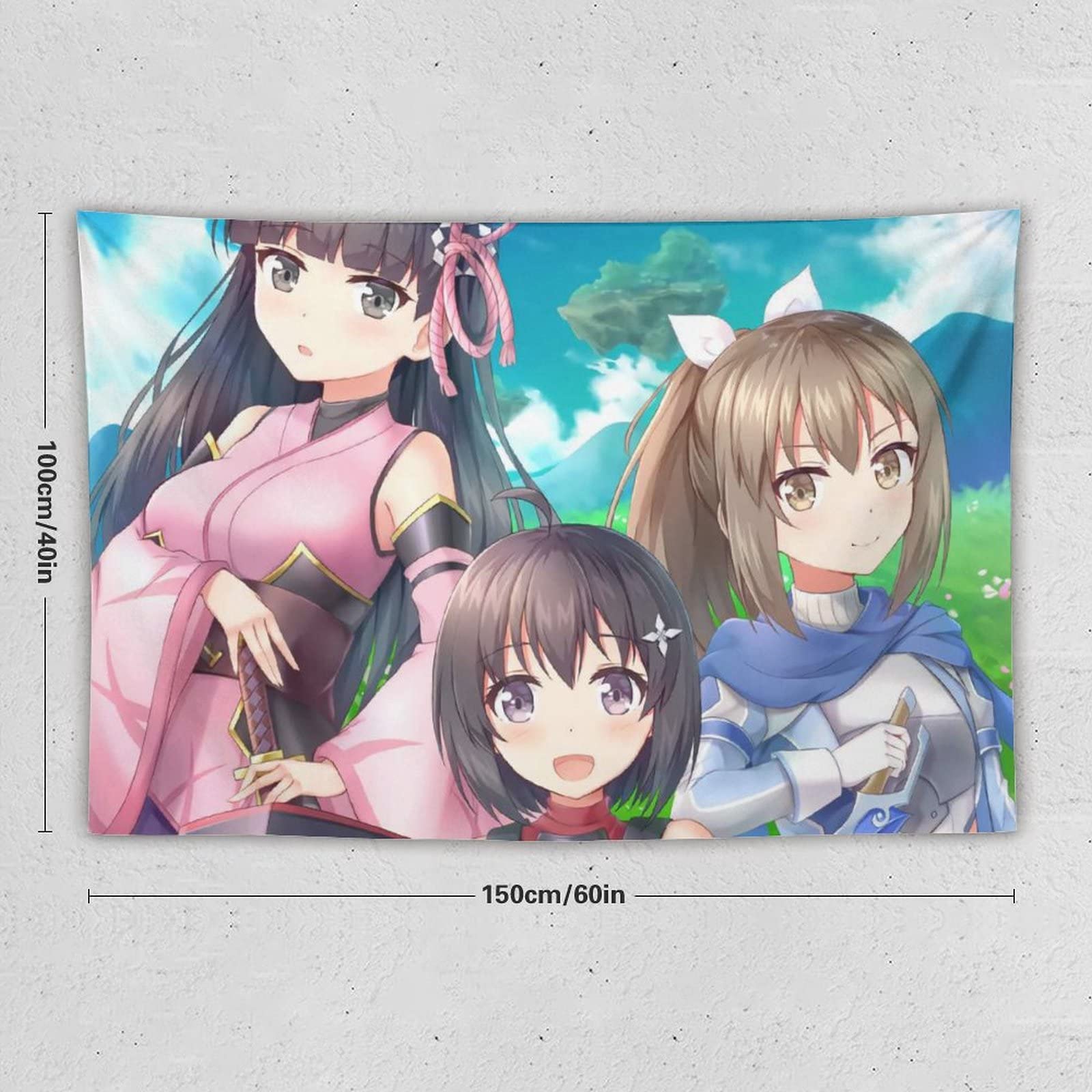 Amazon.co.jp: タペストリー 萌えアニメ柄 防振り メイプル サリー