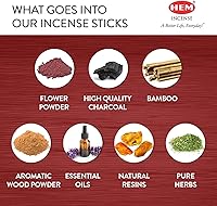 Vista 6 de HEM Champa Masala - Varitas de incienso