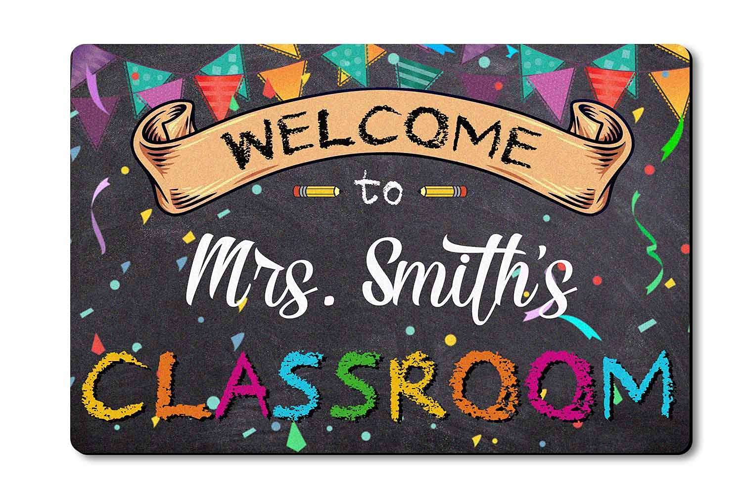 Amazon.com: VOTANTA Welcome To Classroom Personalized Customized