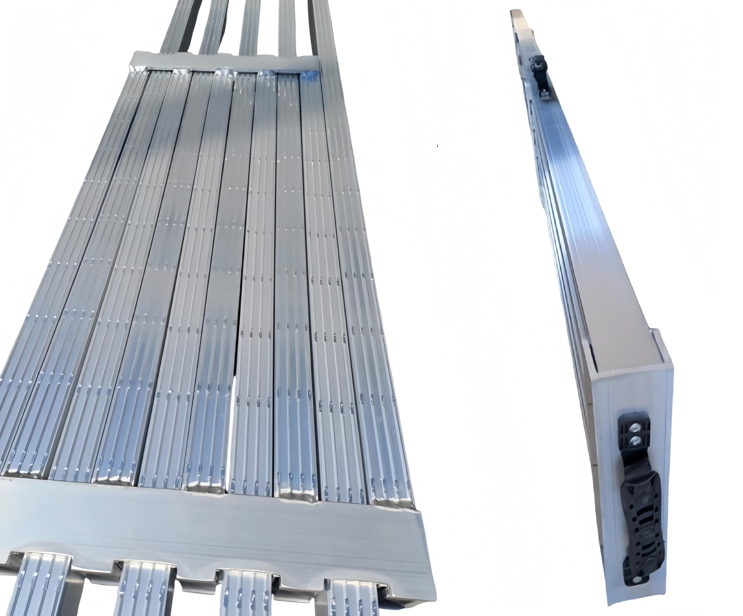 Plateforme Extensible de Travail Télescopique Planche Extra Robuste jusqu'à 300kg avec 2 Poignées Surface Gravée Antidérapante TP300