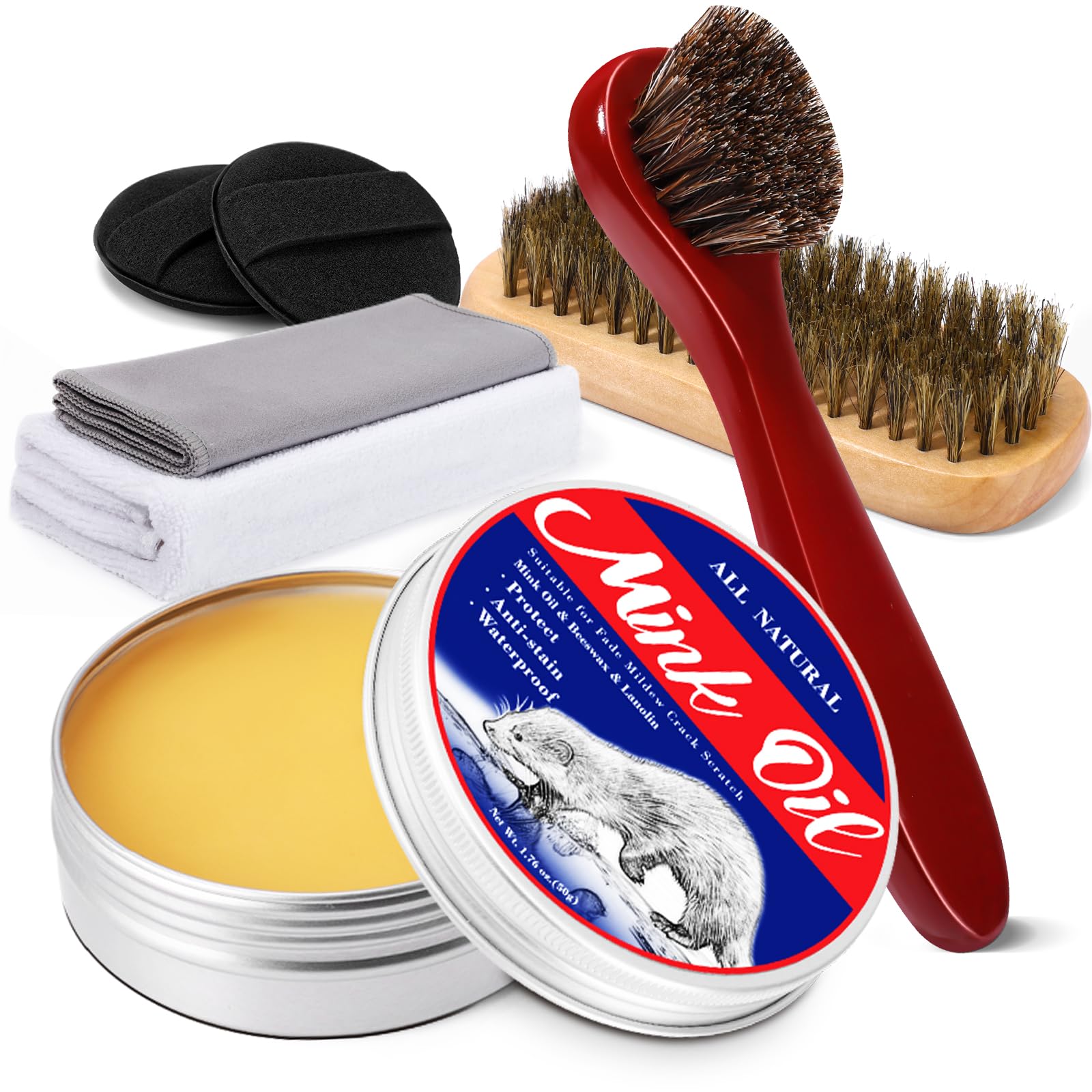 Amazon.com: TUXIYA 6in1 Mink Oil for Leather Boots, 3.52 OZ