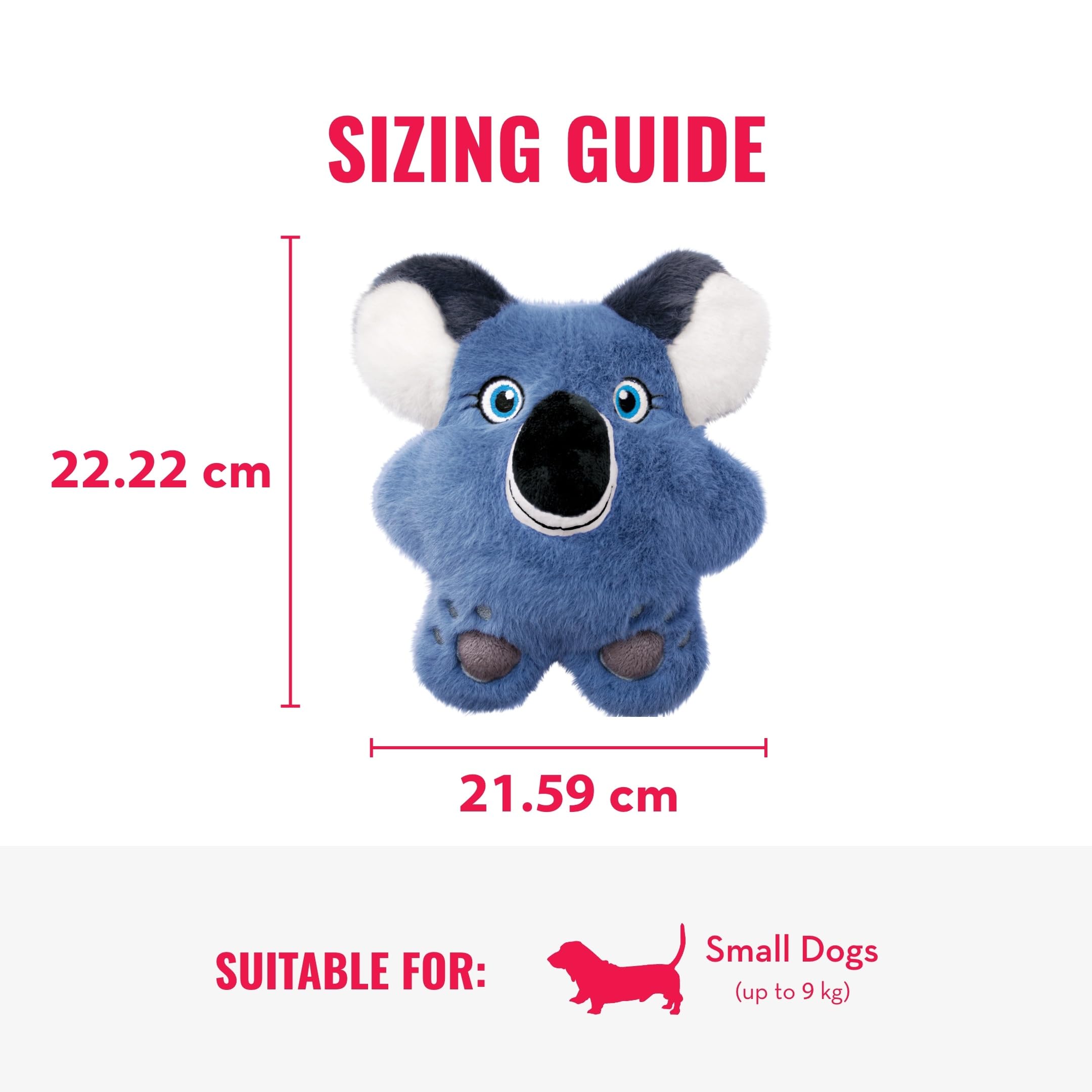 Amazon.com : KONG Snuzzles Dog Toy, Plush Squeaker, Crinkle Sounds, Soft  Durable Indoor Play (Koala, Medium) : Pet Supplies