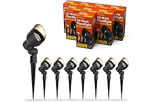 Malibu 8Pack Low Voltage Landscape Lights - Creating a Radiant Ambiance in Your Outdoor Oasis