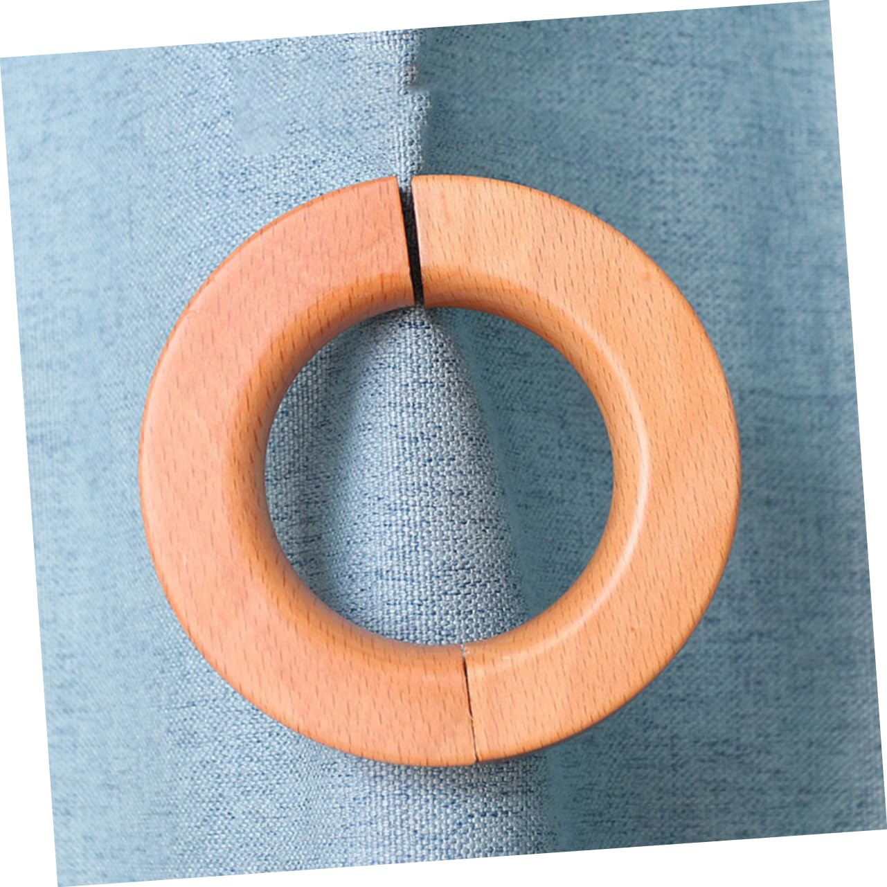 Alipis 6pezzi Fermatende Magnetici Legno di Fermatenda Decorativi per Tende Facili da Usare Attrezzi per Finestre e Docce