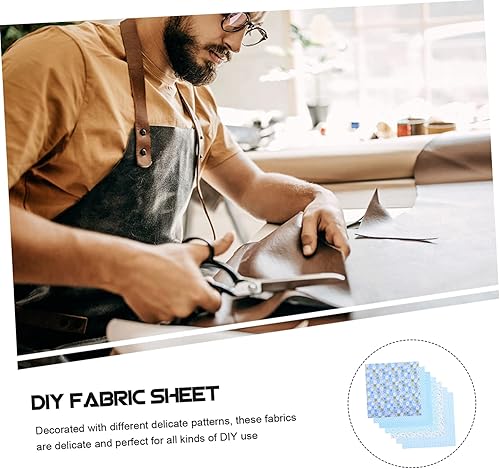 Miniatura 3 de FAVOMOTO 7pcs DIY algodón Patchwork suministros de costura tela colcha mini muñeca Patchwork edredones algodón precortado acolchado tela delicada