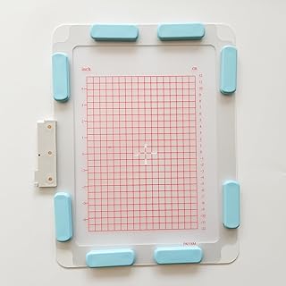 Bequilter Magnetischer Stickrahmen aus Metall, 260 x 200 mm, mit 8 starken Magneten, #4131165-01, kompatibel mit Husqvarna Viking Stickmaschinen