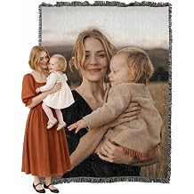Pure Country Weavers Personalized Woven Photo Blanket - Not Printed - Custom Gift Picture Tapestry Throw 100% Cotton - Made in The USA 60x80