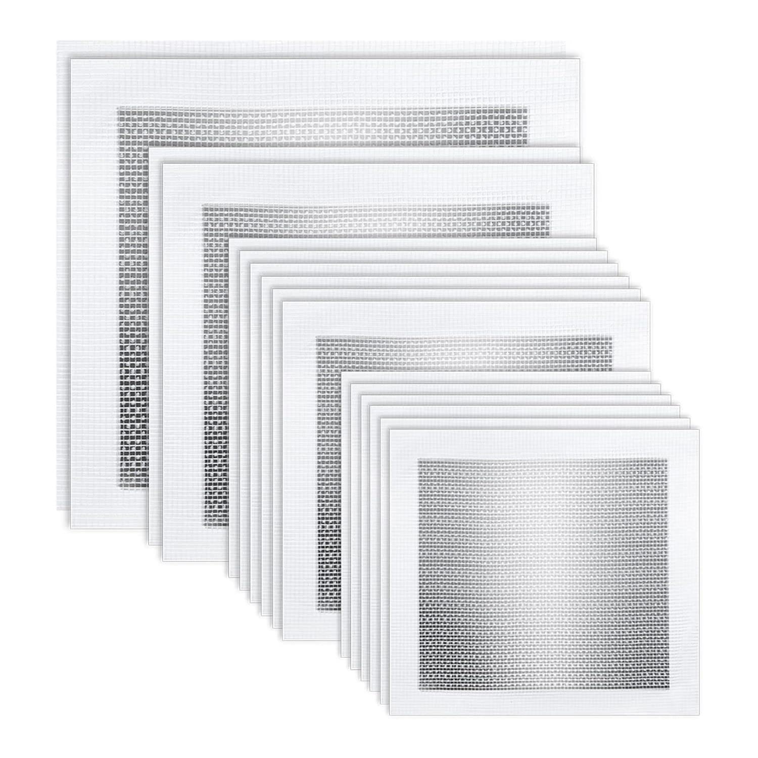Kit de Réparation de Cloisons Sèches 16 Pièces Aluminium 2/4/6/8 Pouces