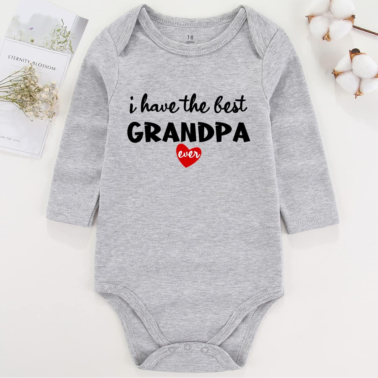 shlrzy Grandma baby announcement Newborn Baby Boy Clothes Funny Baby Bodysuits for Girls - Image 2