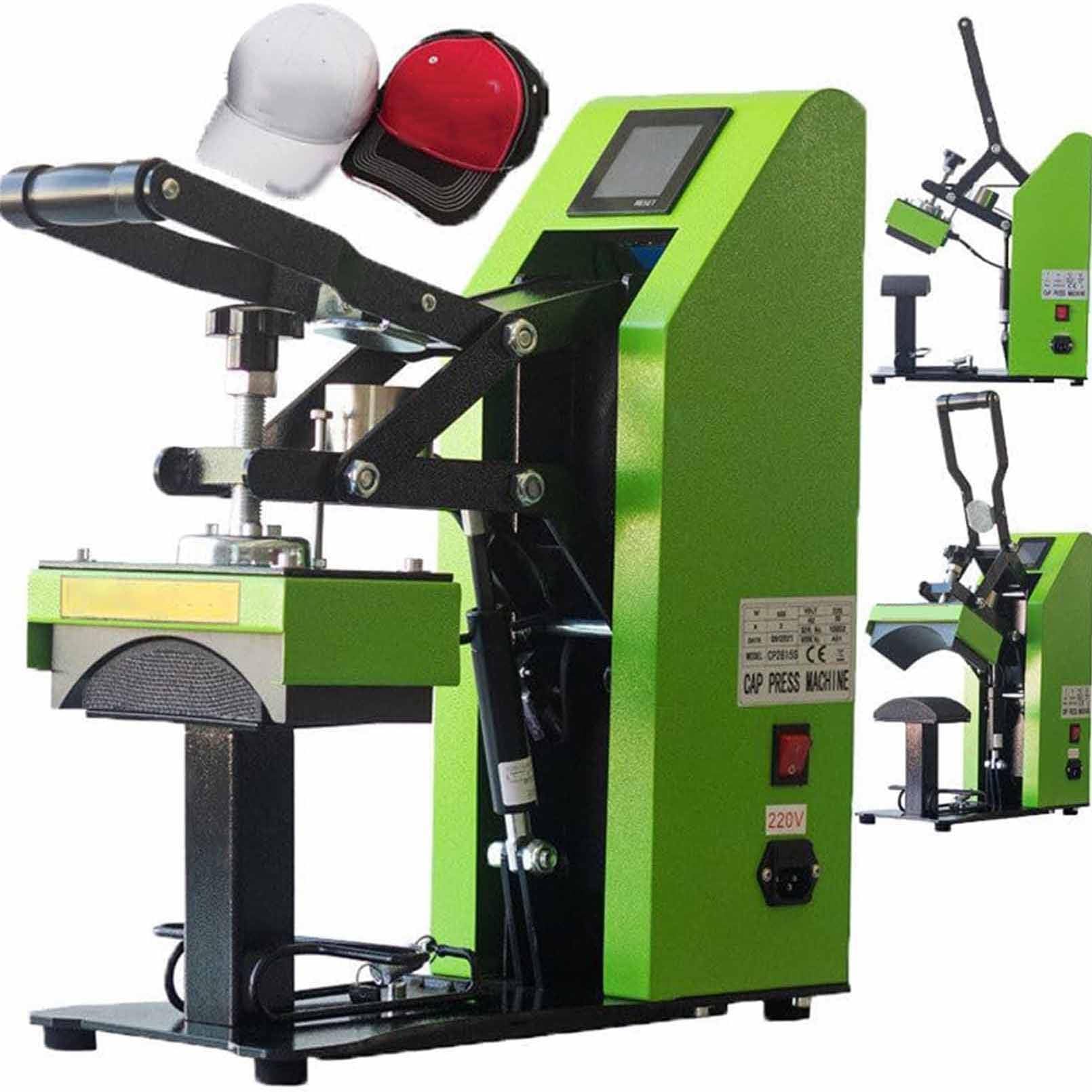 Presse à chaud automatique pour casquettes et t-shirts, créez vos collections de mode chez vous