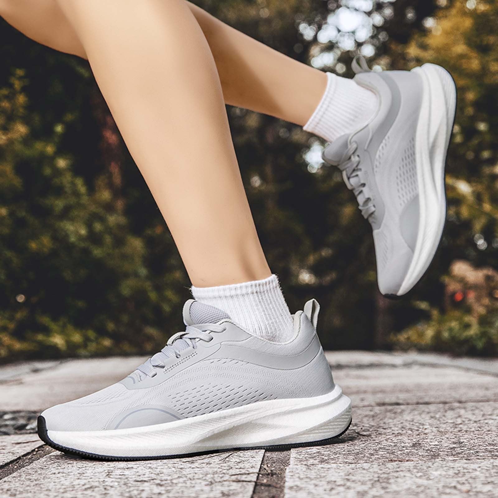 Scarpe Uomo Running Sneakers Uomo Estive Scarpe Pianta Larga da Ginnastica Donna Traspiranti con Punta Larga - Sneakers Casual in Rete Allacciate per Uso Quotidiano e Calzata Comoda Sneaker Basket