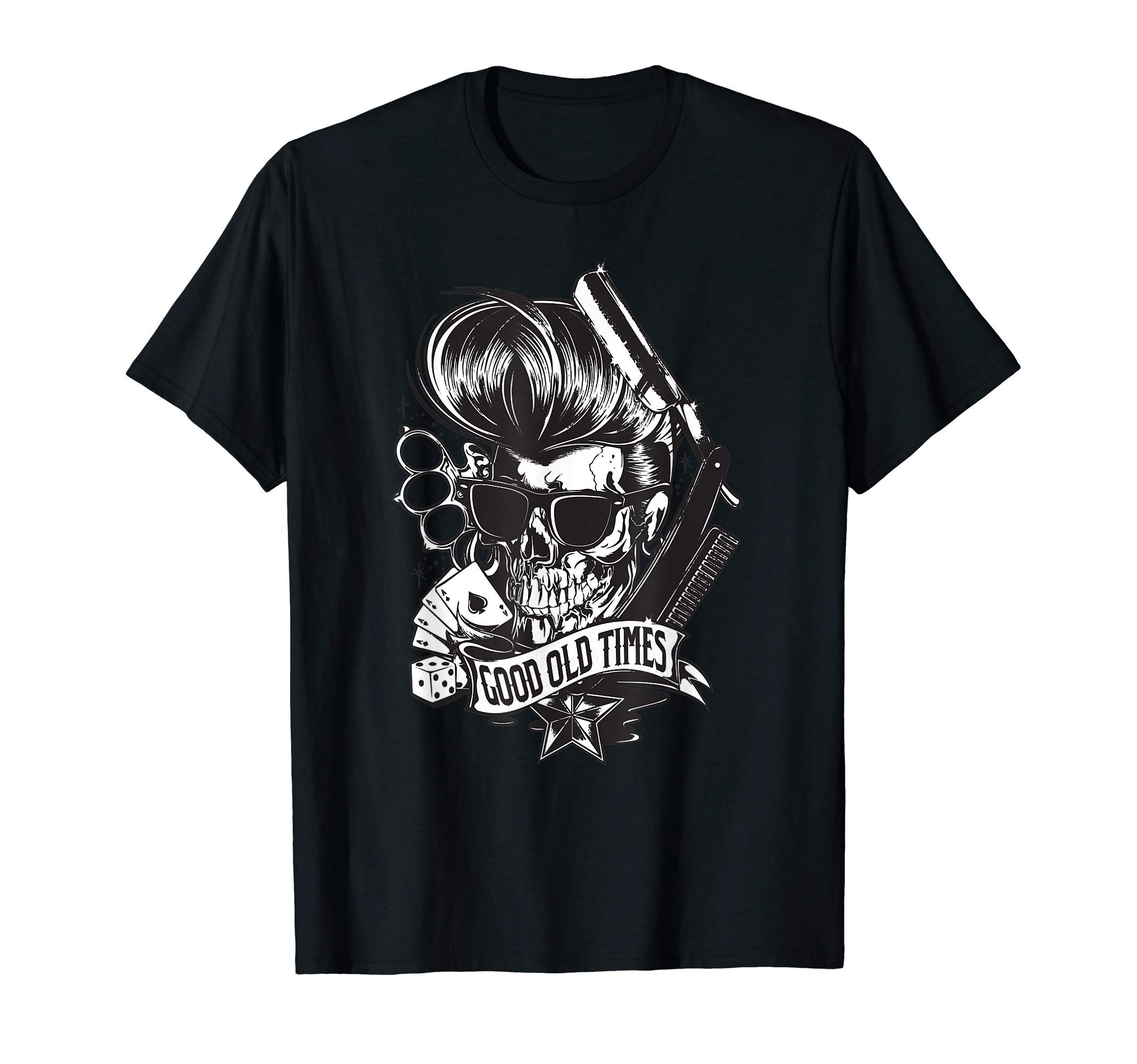 rockabilly and heavymetal giftgood old times T-Shirt