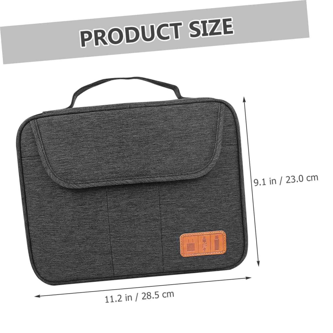 Angoily Organizer per Cavi da Esterno Strati Custodia per Dispositivi Elettronici e Digitali Borsa per Organizzare Cavi Accessori e Dispositivi Vari Spazio di Archiviazione Ampio