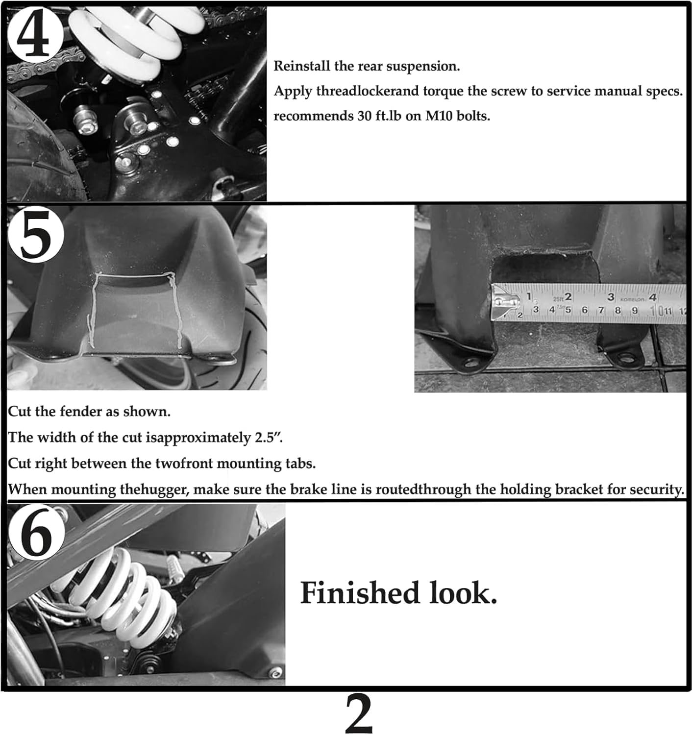 TDZ 1.5'' Inch Lowering Link Block Kit for BMW G310R G310GS G310 2021 2022 2023 2024