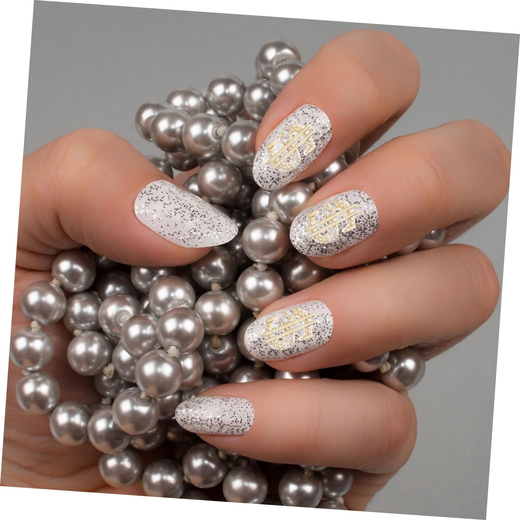 Mikinona 10Pcs Sign Nail Charms Alloy Nail Art Decorations for Nail Designs for Nail Art Supplies and Jewelry Making Each Color