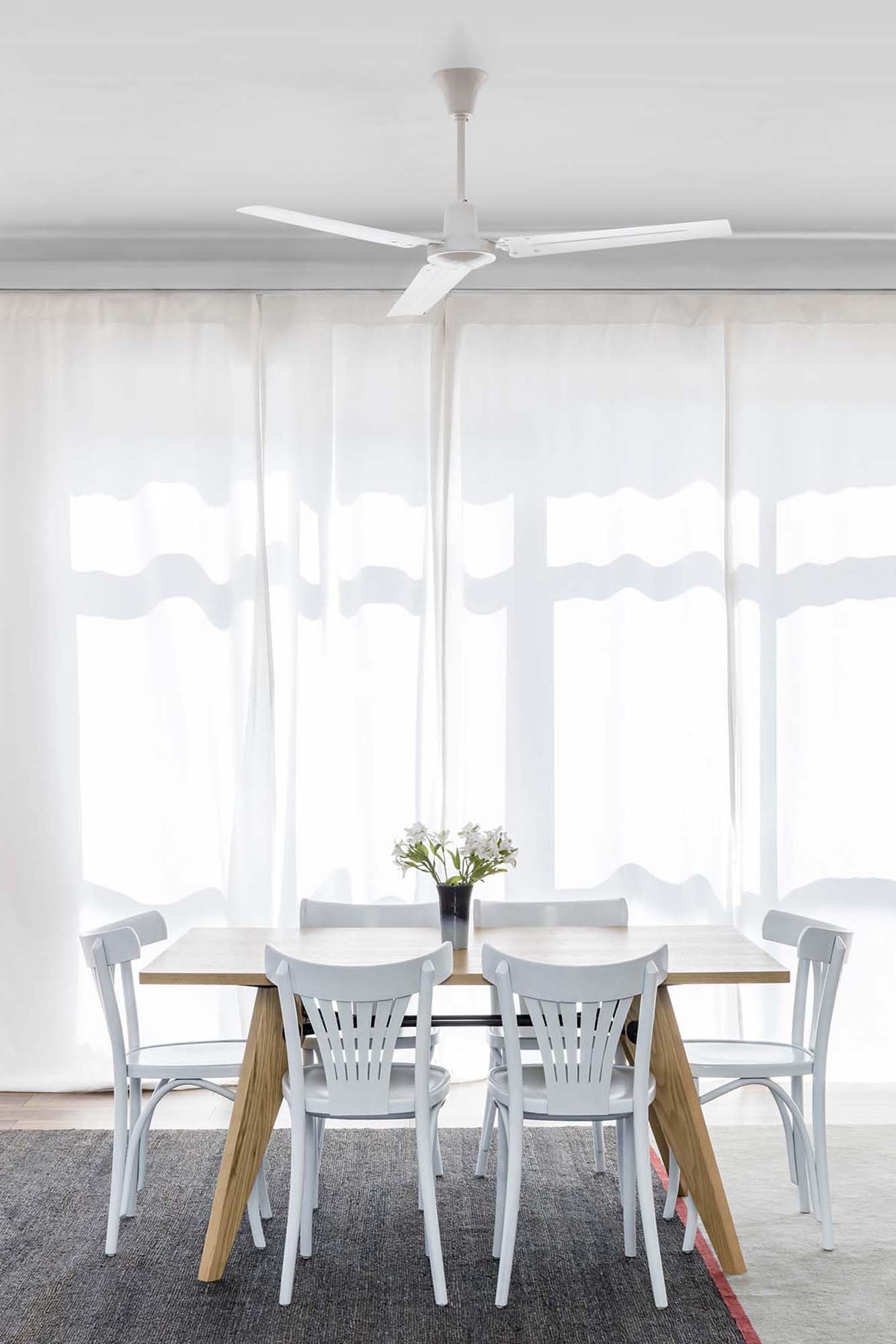 Ventilador de techo Faro Barcelona 33001 INDUS blanco