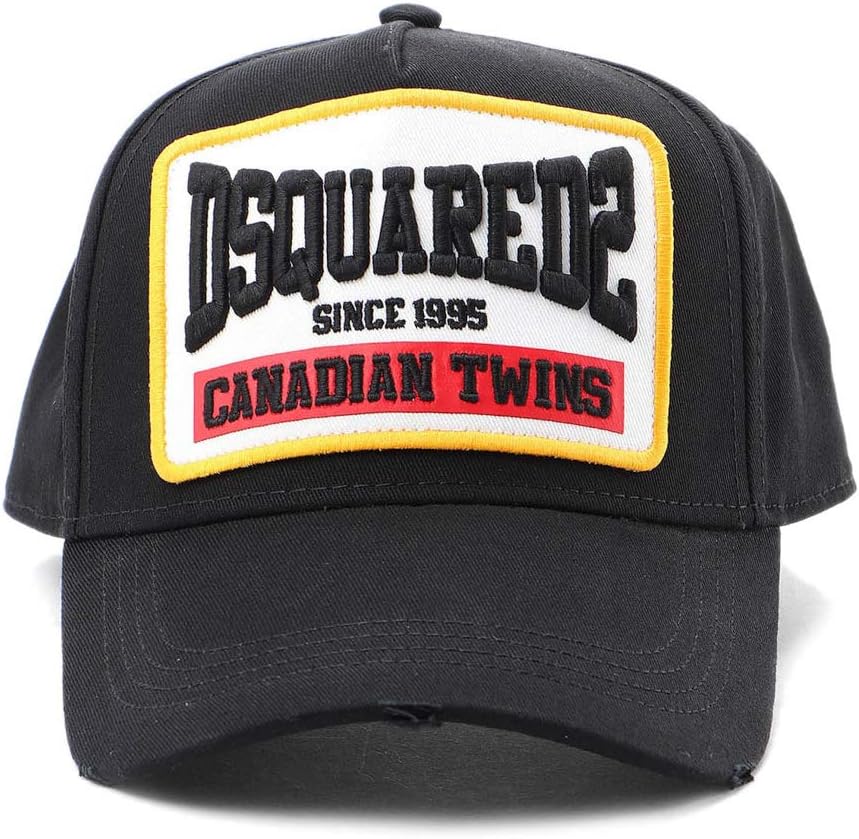 Men's Accessories Black Patch Logo Baseball Cap SS2020