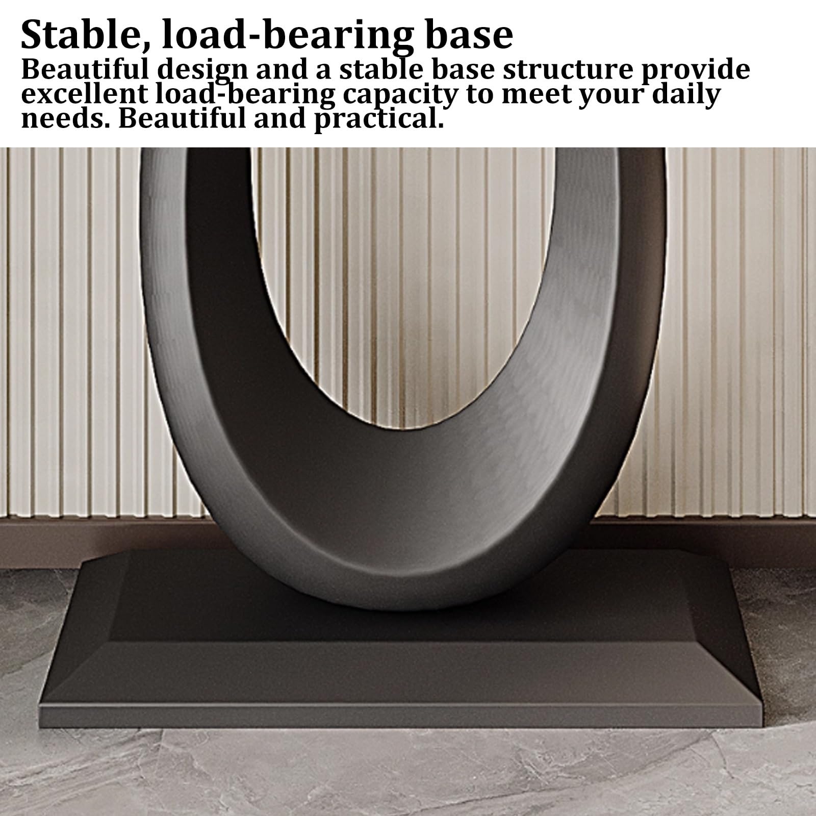 Tavolino da Divano Condo,Tavolo da Veranda in Ardesia,Veranda per Soggiorno,Splendida Struttura Rettangolare in Marmo/Metallo,Tavolo da Veranda in Marmo Nordico(Gold D,40cm/15.7in)